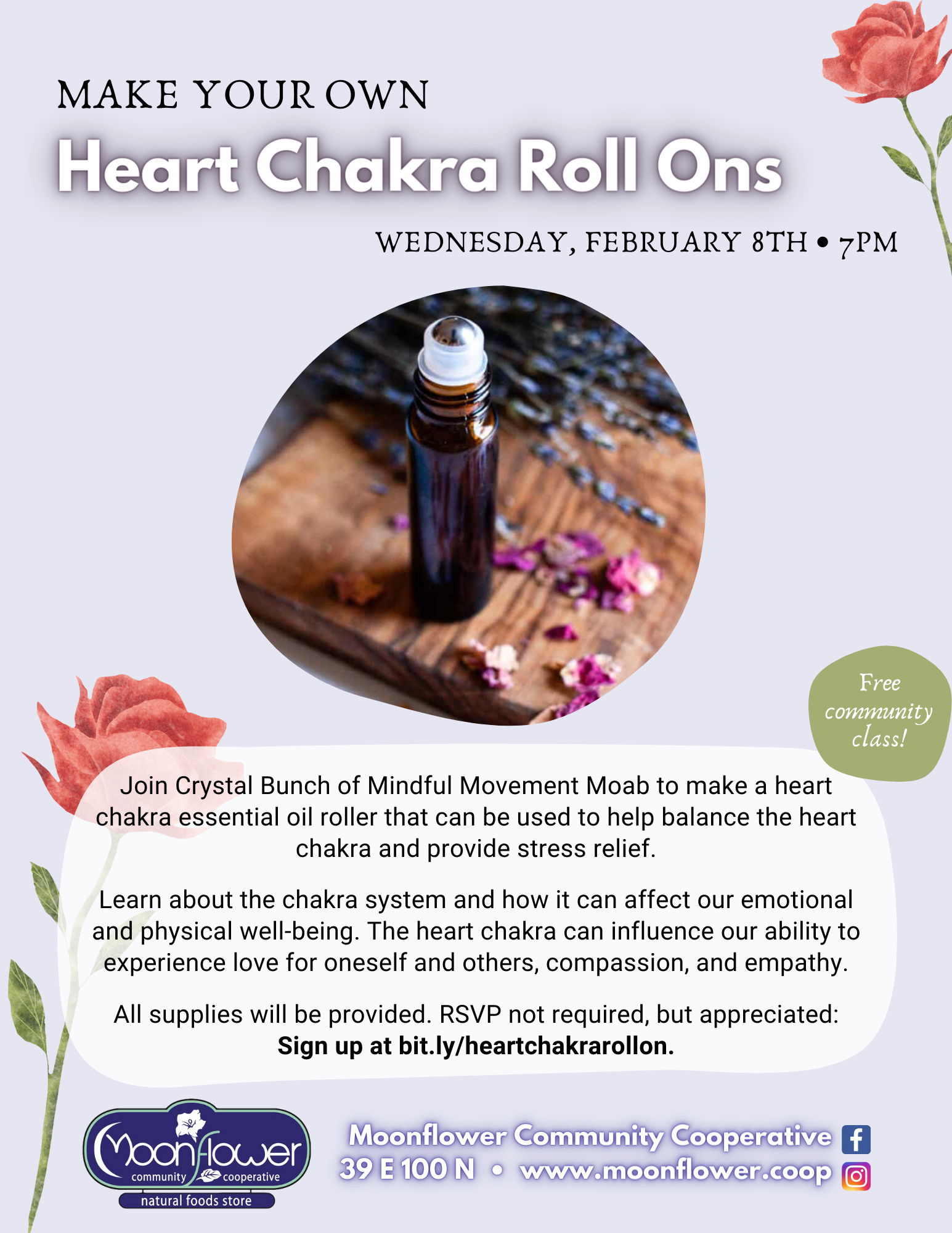 Make Your Own Heart Chakra Roll Ons