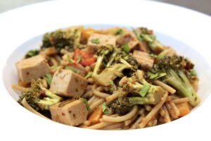 Spicy tofu noodles