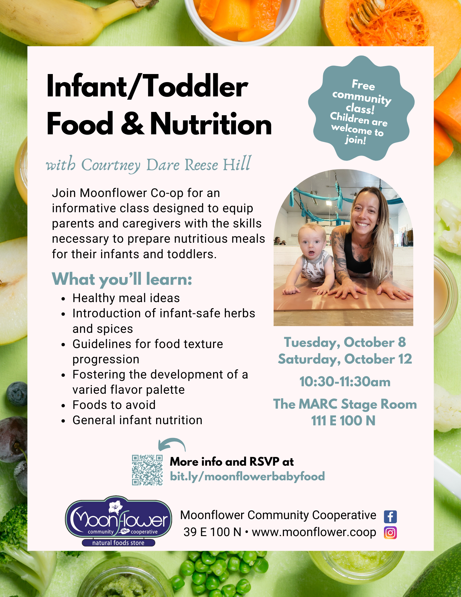 Infant/Toddler Food & Nutrition Class