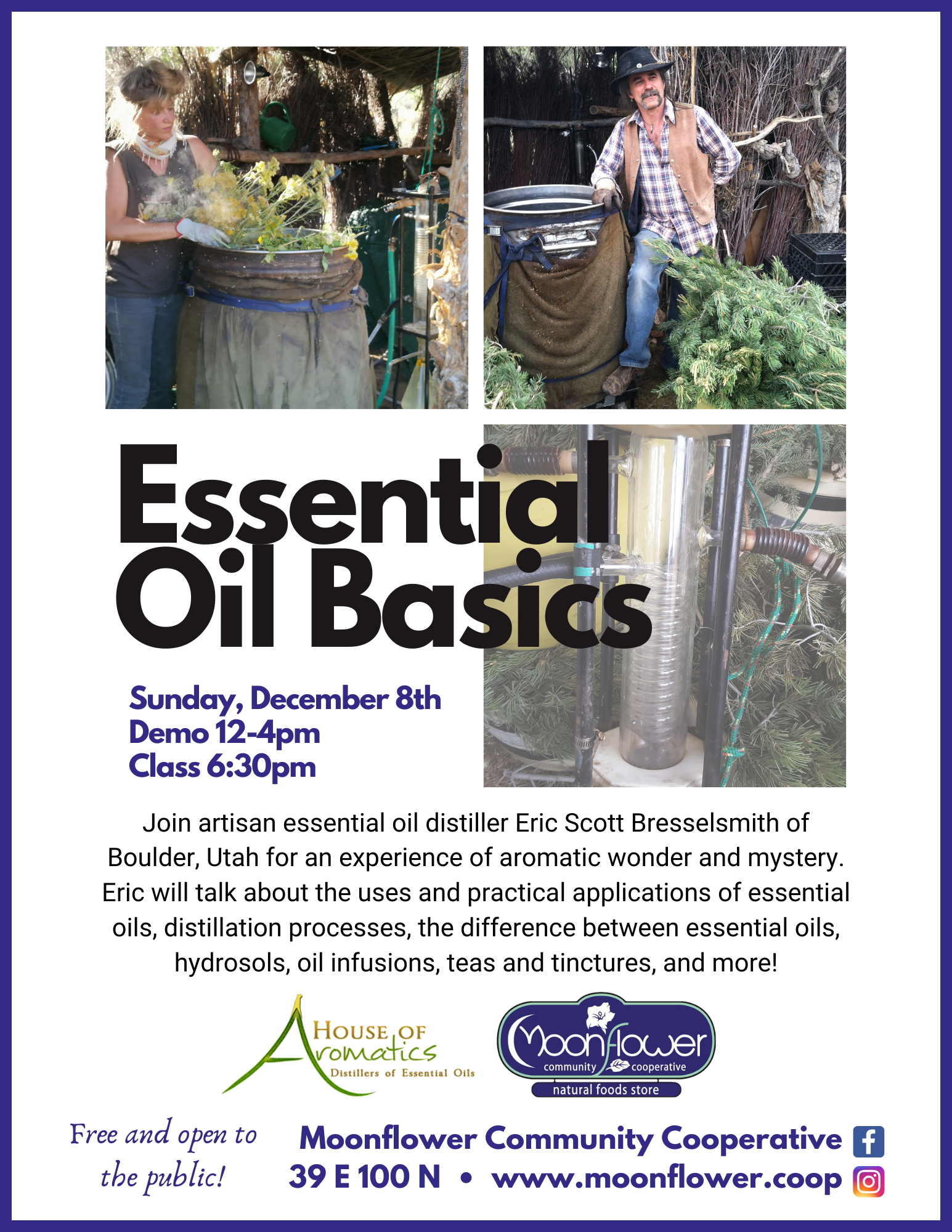 Essential Oil Basics House of Aromatics class