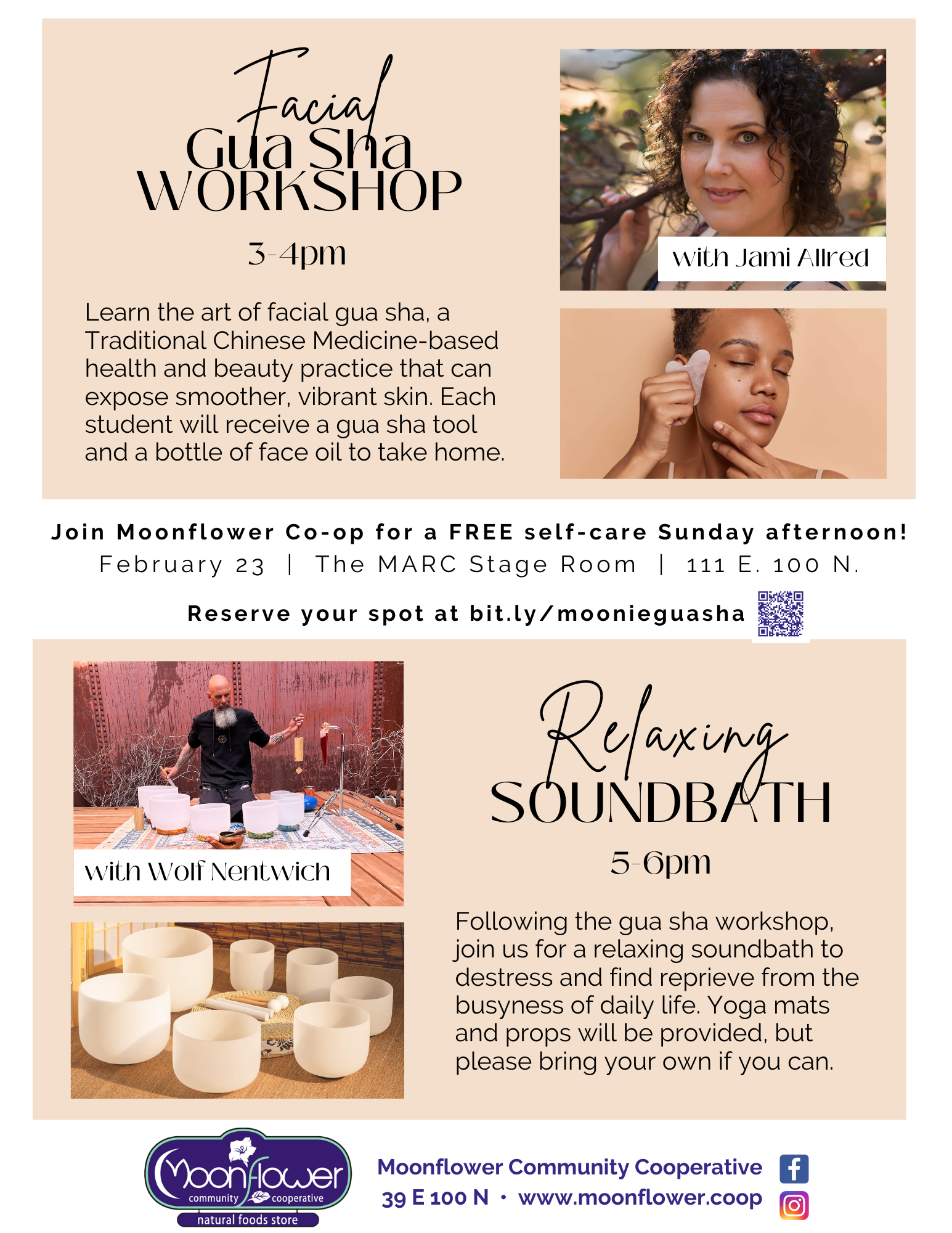 Facial Gua Sha Workshop and Soundbath