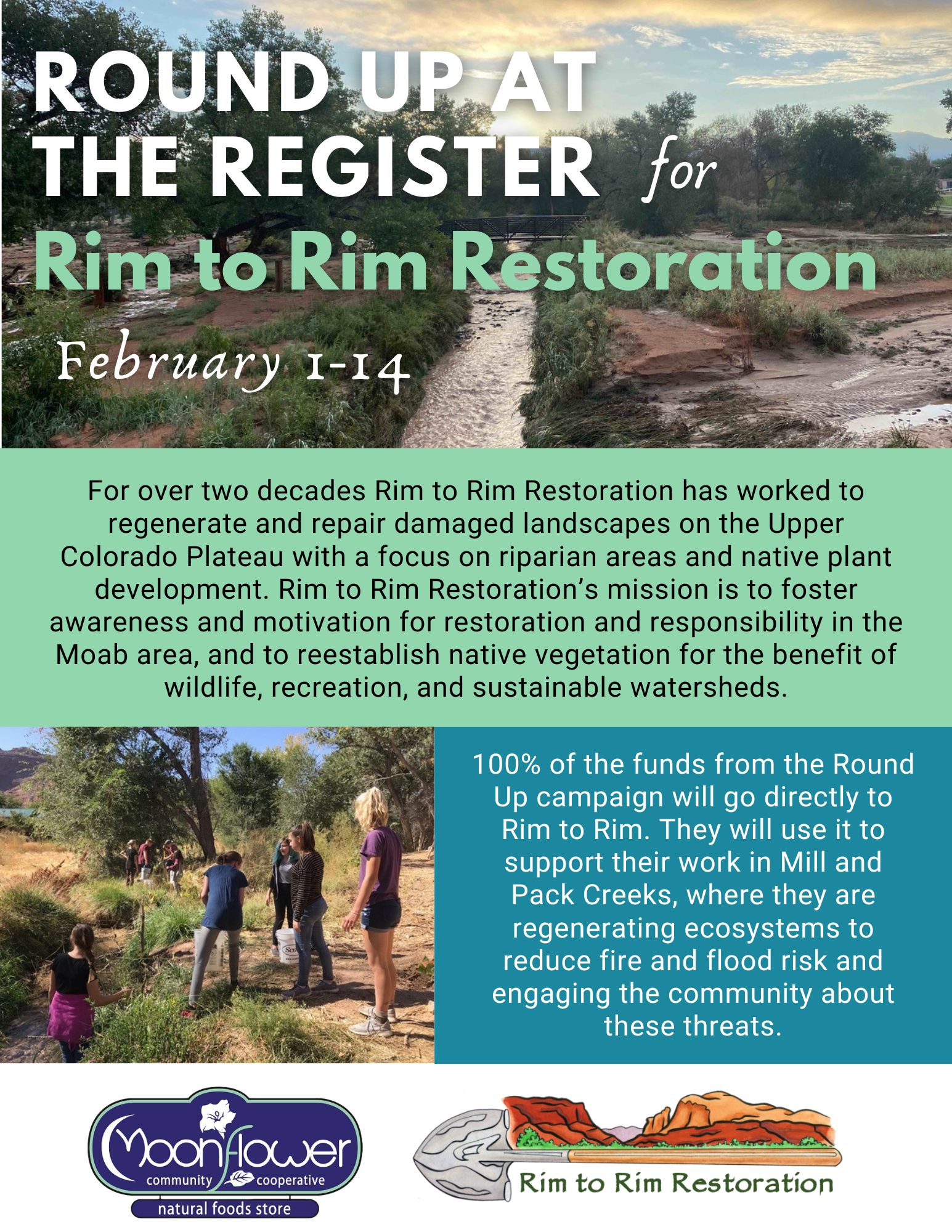 Round Up at the Register Rim to Rim Restoration