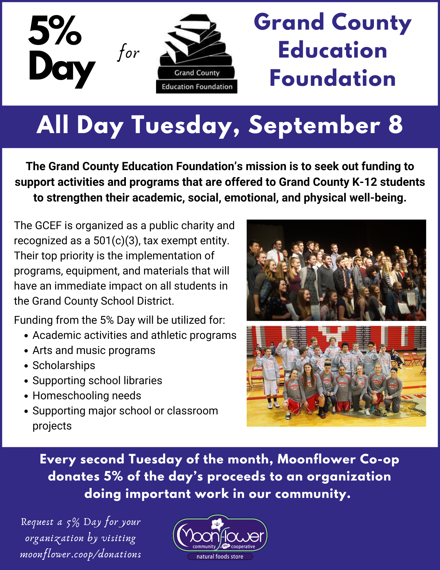 5% Day Grand County Education Foundation