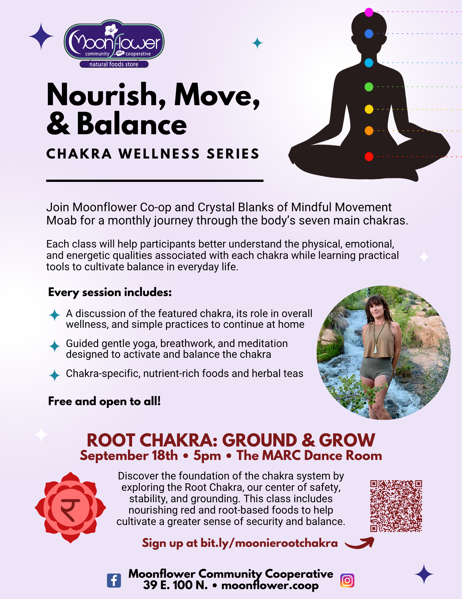 Nourish, Move, & Balance Chakra Wellness Series #1: Root Chakra