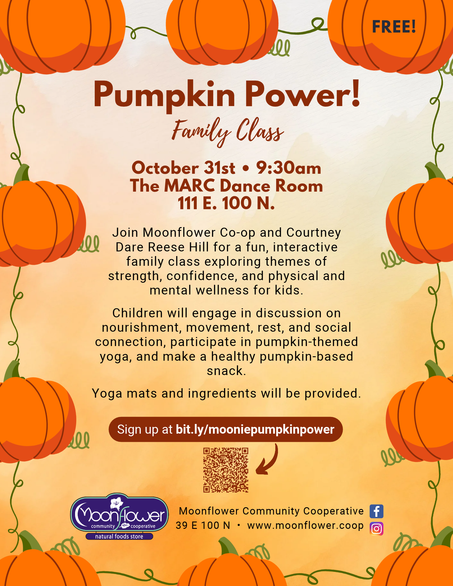 Pumpkin Power! Family Class