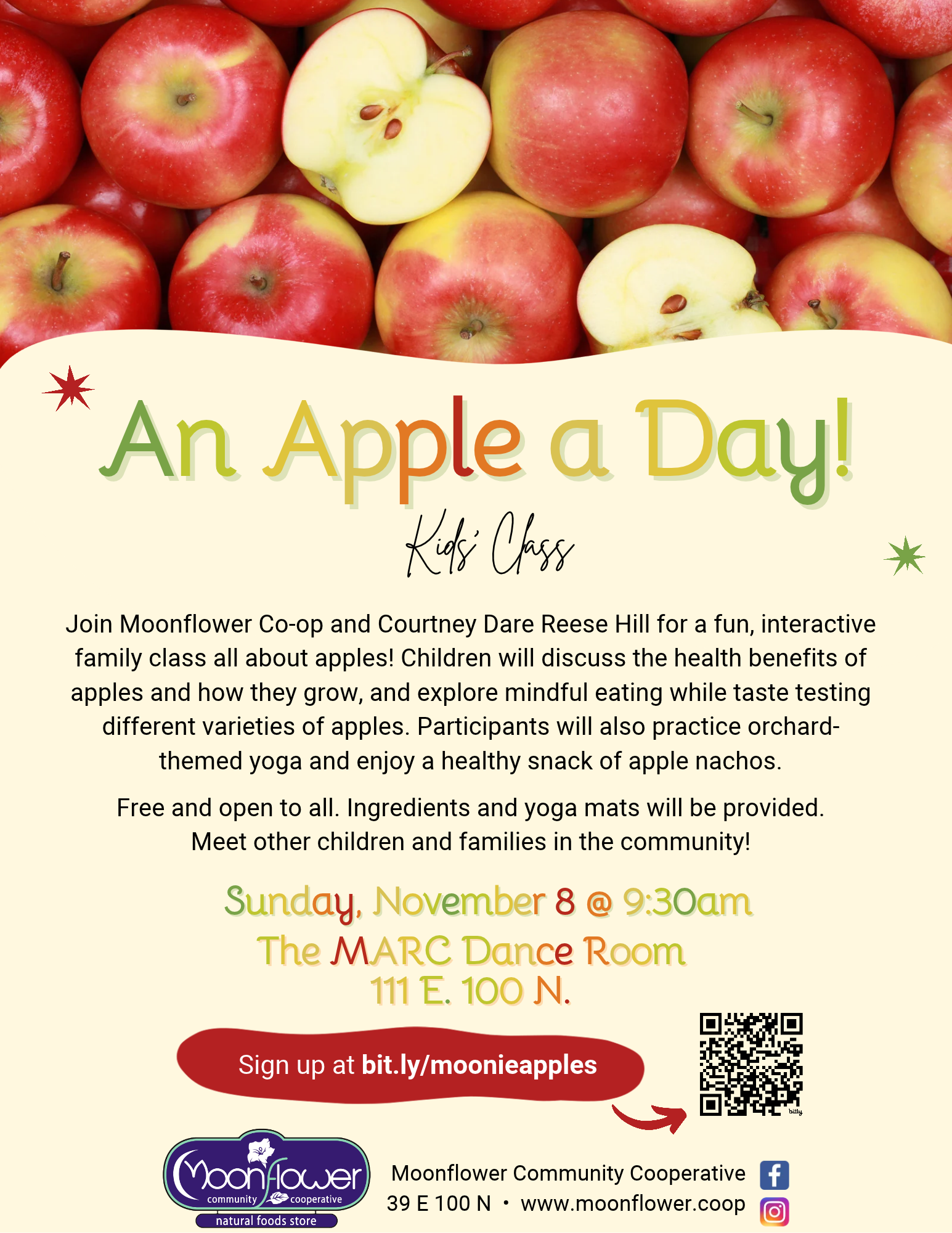 An Apple a Day Kids’ Class